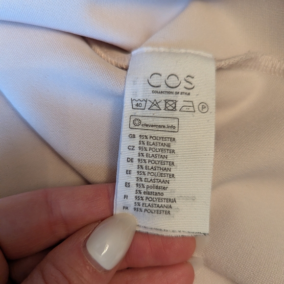 COS Cream Textured Top - Picture 4 of 7